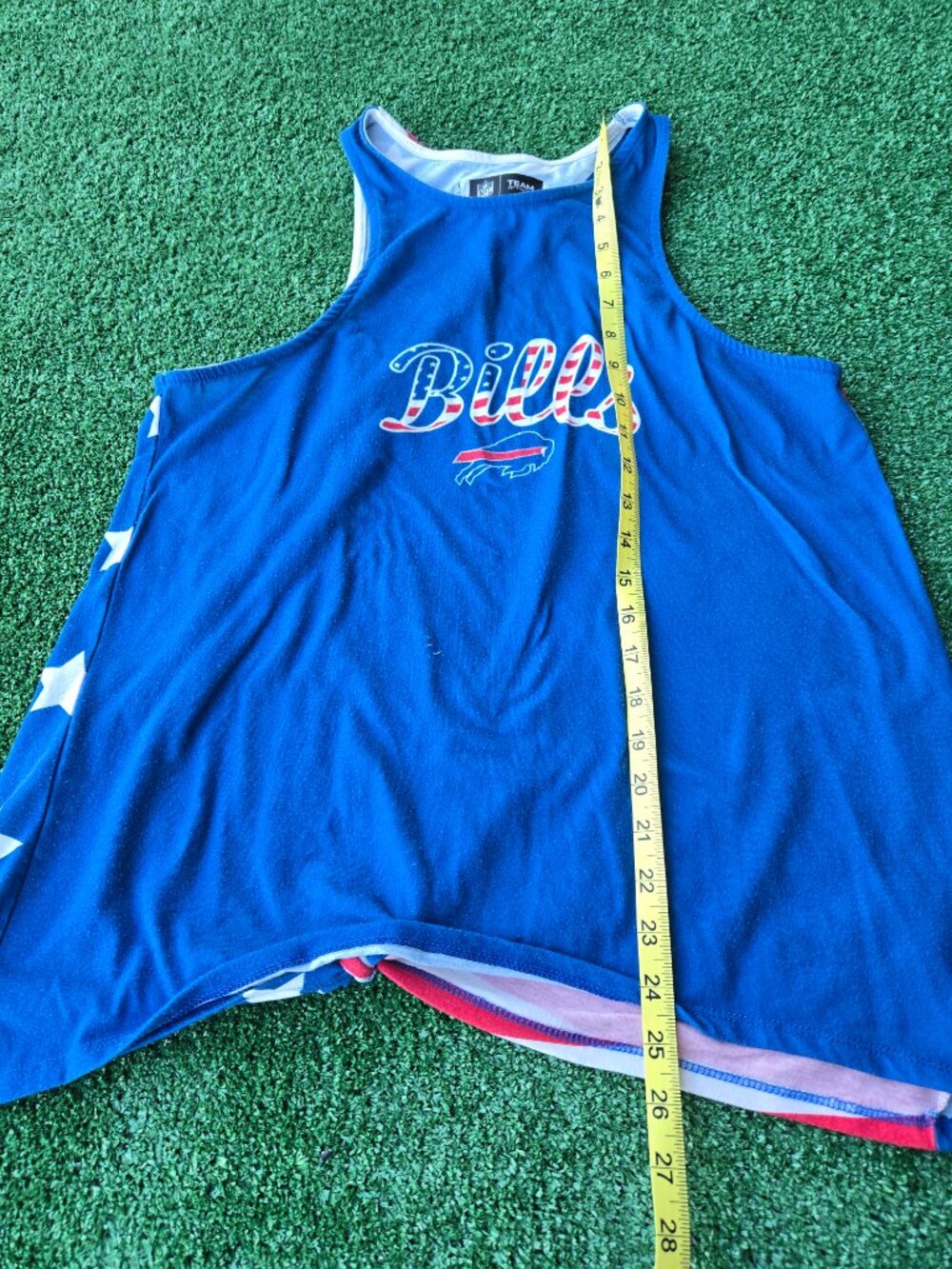 NFL Buffalo Bills women's Americana tie-breaker sleeveless top - Picture 6 of 8